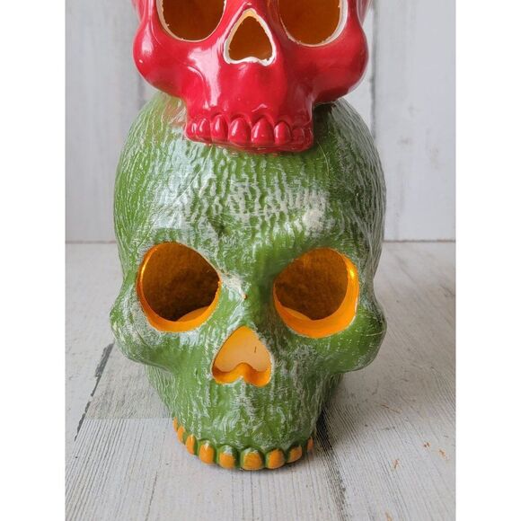 Hyde eek skull light skeleton dragonfruit cantaloupe skull light up Halloween pr - Picture 3 of 12